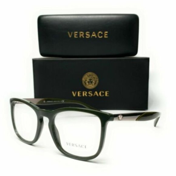 Versace Men's Green Pillow Eyeglasses! - Picture 1 of 3